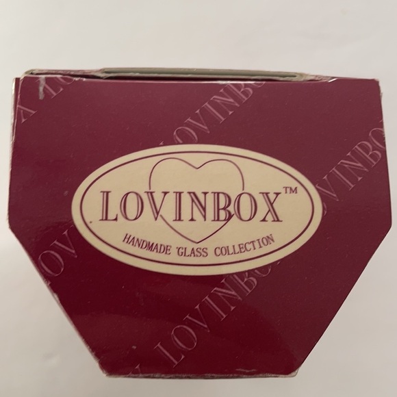 Glass Collection Bear Red Heart 22 K Gold Accents Valentine’s Day - Picture 8 of 9